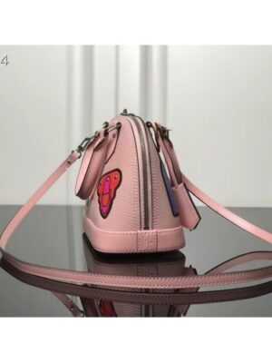 Louis Vuitton Replica Patches Stickers Epi Alma BB Bag M52481 Pink 2019