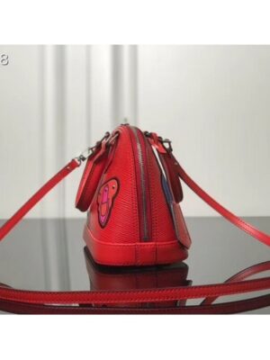 Louis Vuitton Replica Patches Stickers Epi Alma BB Bag M52481 Red 2019