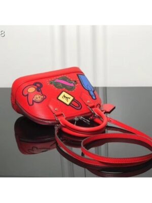 Louis Vuitton Replica Patches Stickers Epi Alma BB Bag M52481 Red 2019