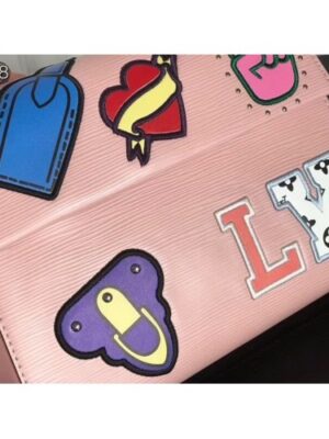 Louis Vuitton Replica Patches Stickers Epi Cluny BB Bag M52484 Pink 2019