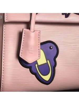 Louis Vuitton Replica Patches Stickers Epi Cluny BB Bag M52484 Pink 2019