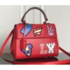 Louis Vuitton Replica Patches Stickers Epi Cluny BB Bag M52484 Red 2019