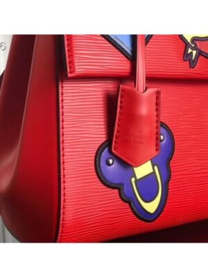 Louis Vuitton Replica Patches Stickers Epi Cluny BB Bag M52484 Red 2019