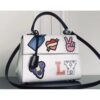 Louis Vuitton Replica Patches Stickers Epi Cluny BB Bag M52484 White 2019