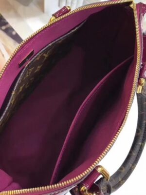 Louis Vuitton Replica Patent Calf Leather Tote Miroir Bag M54640 Fuchsia 2018