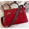 Louis Vuitton Replica Patent Calf Leather Tote Miroir Bag M54640 Red 2018