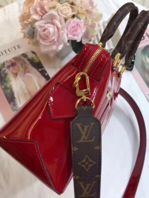 Louis Vuitton Replica Patent Calf Leather Tote Miroir Bag M54640 Red 2018