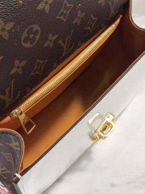 Louis Vuitton Replica Patent Leather Monogram Canvas Cherrywood Bag M53352 Blanc 2018