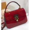 Louis Vuitton Replica Patent Leather Monogram Canvas Cherrywood Bag Red 2018