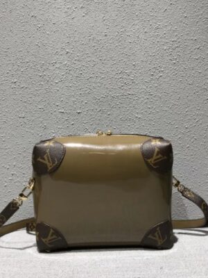 Louis Vuitton Replica Patent Leather Venice Bag M53546 Vert Bronze 2018