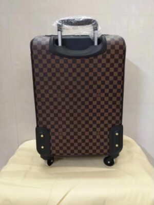 Louis Vuitton Replica Pégase Légère 58 Damier Ebene Canvas Business Rolling Luggage Coffee