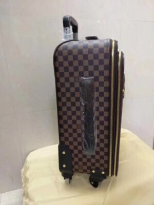 Louis Vuitton Replica Pégase Légère 58 Damier Ebene Canvas Business Rolling Luggage Coffee