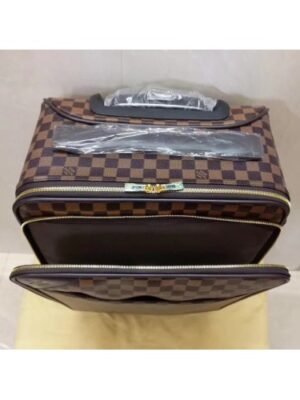 Louis Vuitton Replica Pégase Légère 58 Damier Ebene Canvas Rolling Luggage 23242