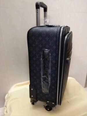 Louis Vuitton Replica Pégase Légère 58 Monogram Canvas Business Rolling Luggage 23242 Black