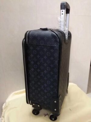 Louis Vuitton Replica Pégase Légère 58 Monogram Canvas Business Rolling Luggage 23242 Black