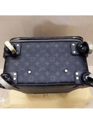 Louis Vuitton Replica Pégase Légère 58 Monogram Canvas Business Rolling Luggage 23242 Black