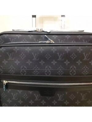 Louis Vuitton Replica Pégase Légère 58 Monogram Canvas Business Rolling Luggage 23242 Black