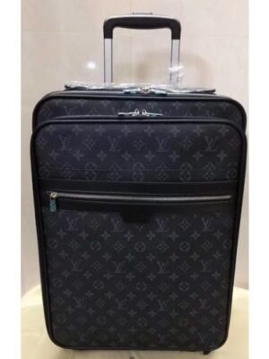 Louis Vuitton Replica Pégase Légère 58 Monogram Canvas Business Rolling Luggage 23242 Black