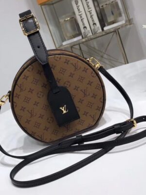 Louis Vuitton Replica Petite Boite Chapeau Bag M43510 Reverse Canvas 2017