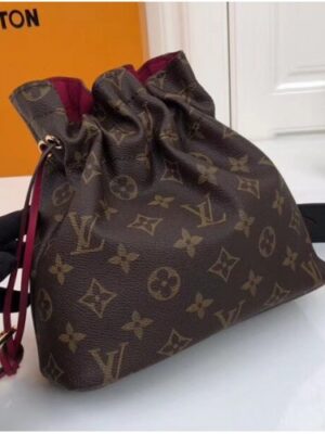 Louis Vuitton Replica Poche Noe MNG Shoulder Bucket Bag M43445 Monogram Canvas 2018