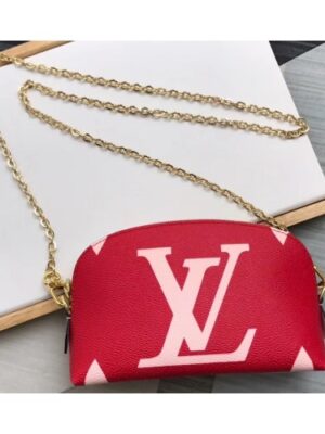 Louis Vuitton Replica Pochette Cosmetique Cosme XL Bag with Chain M67694 Rouge