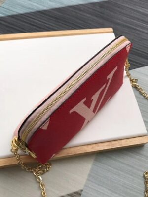 Louis Vuitton Replica Pochette Cosmetique Cosme XL Bag with Chain M67694 Rouge