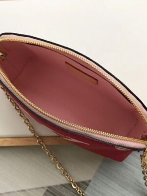 Louis Vuitton Replica Pochette Cosmetique Cosme XL Bag with Chain M67694 Rouge