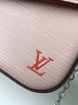 Louis Vuitton Replica Pochette Félicie Chain Pouch M62982 Pink Epi leather 2018