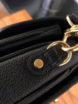 Louis Vuitton Replica Pochette Metis Monogram Empreinte Leather Bag M41487 Noir