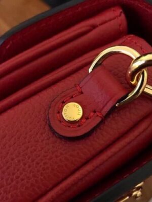 Louis Vuitton Replica Pochette Metis Monogram Empreinte Leather Bag M41488 Red