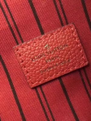 Louis Vuitton Replica Pochette Metis Monogram Empreinte Leather Bag M41488 Red