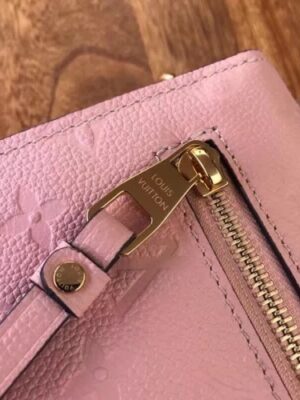 Louis Vuitton Replica Pochette Metis Monogram Empreinte Leather Bag M44018 Pink