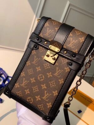 Louis Vuitton Replica Pochette Trunk Verticale Bag M63913 Monogram Canvas 2019