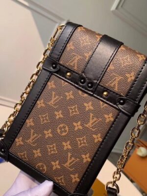 Louis Vuitton Replica Pochette Trunk Verticale Bag M63913 Monogram Canvas 2019