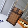 Louis Vuitton Replica Pochette Trunk Verticale Bag M67873 Monogram Reverse Canvas 2019