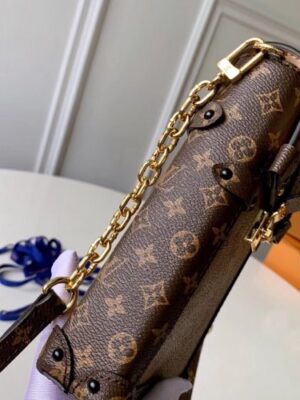 Louis Vuitton Replica Pochette Trunk Verticale Bag M67873 Monogram Reverse Canvas 2019