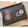 Louis Vuitton Replica Pochette Voyage MM Bag Damier Ebene Canvas LV Replica League 2018