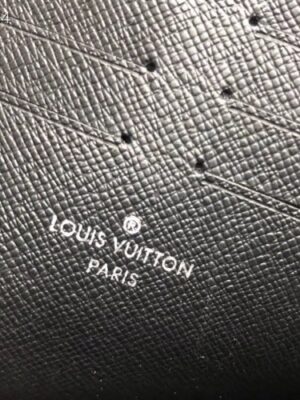 Louis Vuitton Replica Pochette Voyage MM Bag Damier Graphite Canvas Pixel N60174 Blue