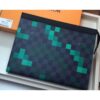 Louis Vuitton Replica Pochette Voyage MM Bag Damier Graphite Canvas Pixel N60176 Green