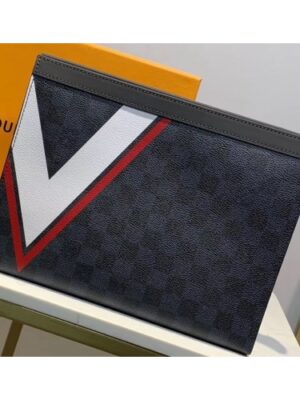 Louis Vuitton Replica Pochette Voyage MM Bag Damier Graphite Canvas V N64023