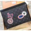 Louis Vuitton Replica Pochette Voyage MM Bag Monogram Eclipse Canvas LV Replica League 2018