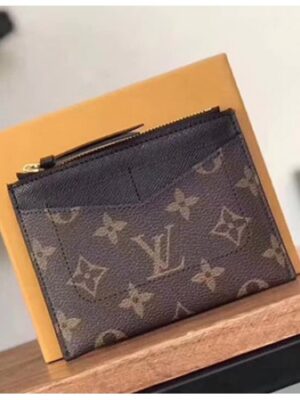 Louis Vuitton Replica Porte-Cartes Monogram Canvas Card Holder M62257 Black