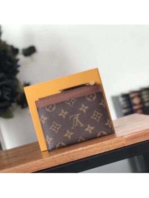 Louis Vuitton Replica Porte-Cartes Monogram Canvas Card Holder M62257 Coffee