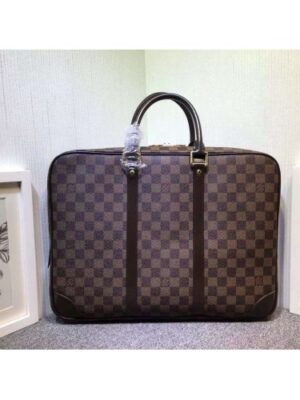 Louis Vuitton Replica Porte-documents Voyage Damier Ebène canvas N41124