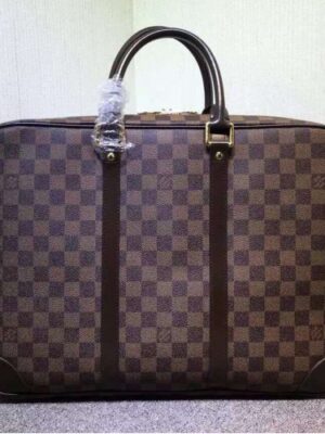 Louis Vuitton Replica Porte-documents Voyage Damier Ebène canvas N41124