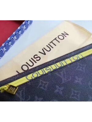 Louis Vuitton Replica Pouch Clutch Large Bag Monogram Canvas Yellow Spring Summer 2018