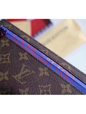 Louis Vuitton Replica Pouch Clutch Small Bag Monogram Canvas Blue Spring Summer 2018