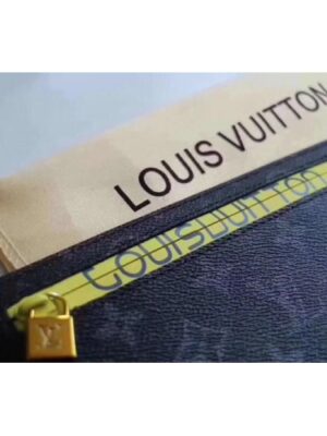 Louis Vuitton Replica Pouch Clutch Small Bag Monogram Canvas Yellow Spring Summer 2018