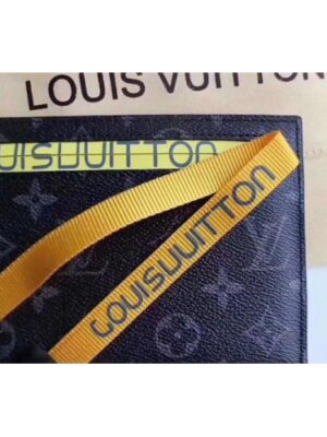 Louis Vuitton Replica Pouch Clutch Small Bag Monogram Canvas Yellow Spring Summer 2018