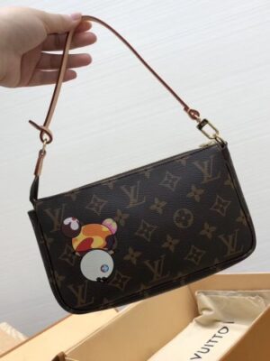 Louis Vuitton Replica Print Monogram Canvas Pochette Accessoires Bag 2019